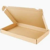 [NM120039] Brievenbusdoos bovenklep (A5) bruin | 255 x 160 x 27  mm