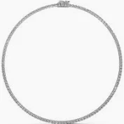 White gold necklace completely set with 13.00 carat diamonds