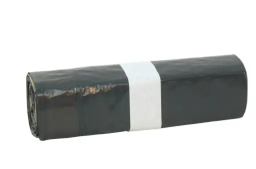 Afvalzakken 16liter 45x50cm pedaalemmerzakken LDPE zwart HP T25my PLUS trekband 25x20 Stuks