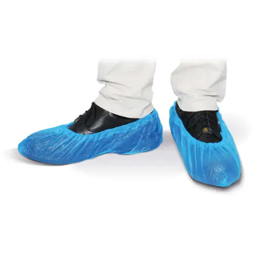 Cpe Schoenovertrekken, Blauw Rmd 1000 Stuks